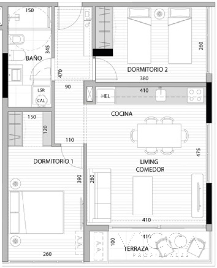 Apartamento ID.232/ - Apartamento en venta dos dormitorios Roosevelt