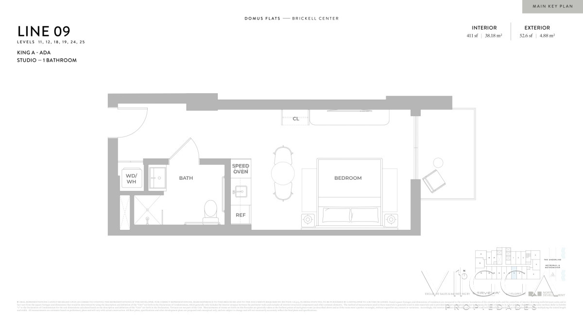 Apartamento ID.15/ - Departamento Venta Brickell Miami Studio