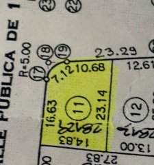 TERRENO EN VENTA , LOS AROMOS 323 mts 2