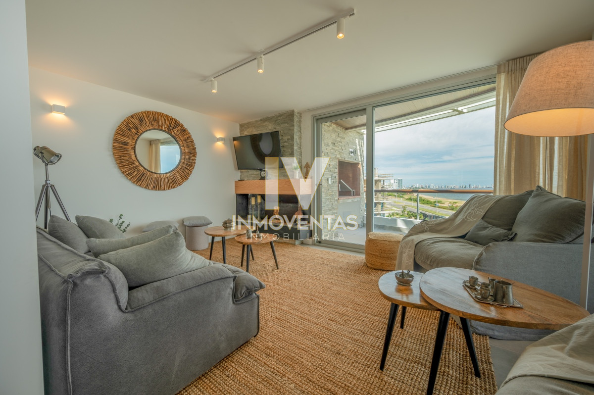 Apartamento ID.4343 - Espectacular PentHouse 4 Dormitorios, Terraza EXCLUSIVA & Todos los Servicios, Edificio ISABEL, Punta Del Este