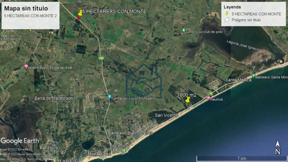 Campo Ref.926/5-hectáreas-en-Ruta-104,-Punta-Piedras,-Maldonado- - 5 hectáreas en Ruta 104, Punta Piedras, Maldonado 