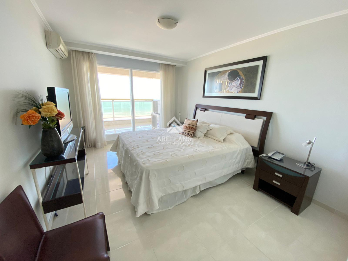 Apartamento ID.5973 - VENTA DE APARTAMENTO DE 3 DORMITORIOS EN MANSA PUNTA DEL ESTE EN EDIFICIO LE JARDIN PUNTA DEL ESTE