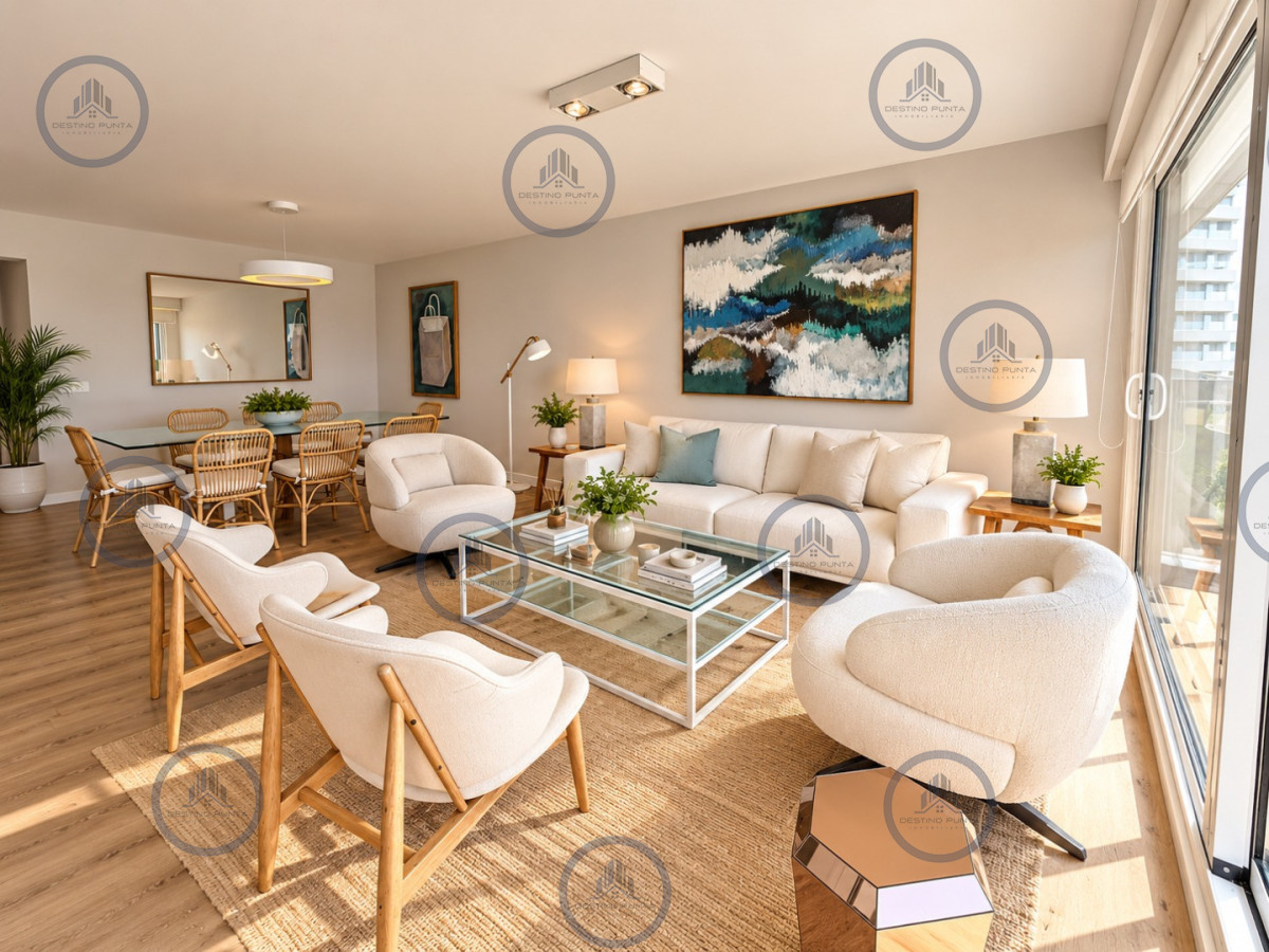 Apartamento en Venta y Alquiler, Mansa, Punta del Este, 3 Dormitorios — fotografía 3