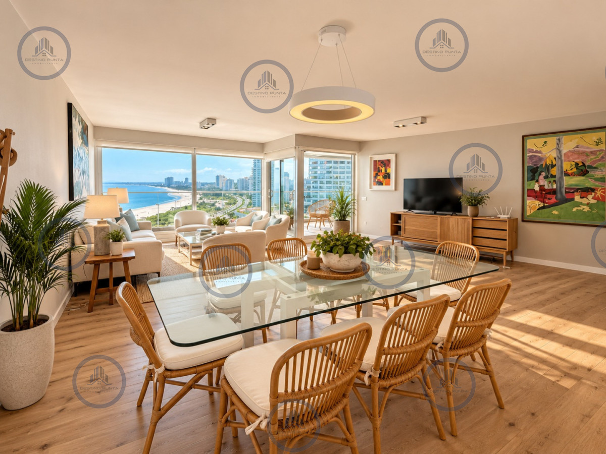 Apartamento en Venta y Alquiler, Mansa, Punta del Este, 3 Dormitorios — fotografía 4