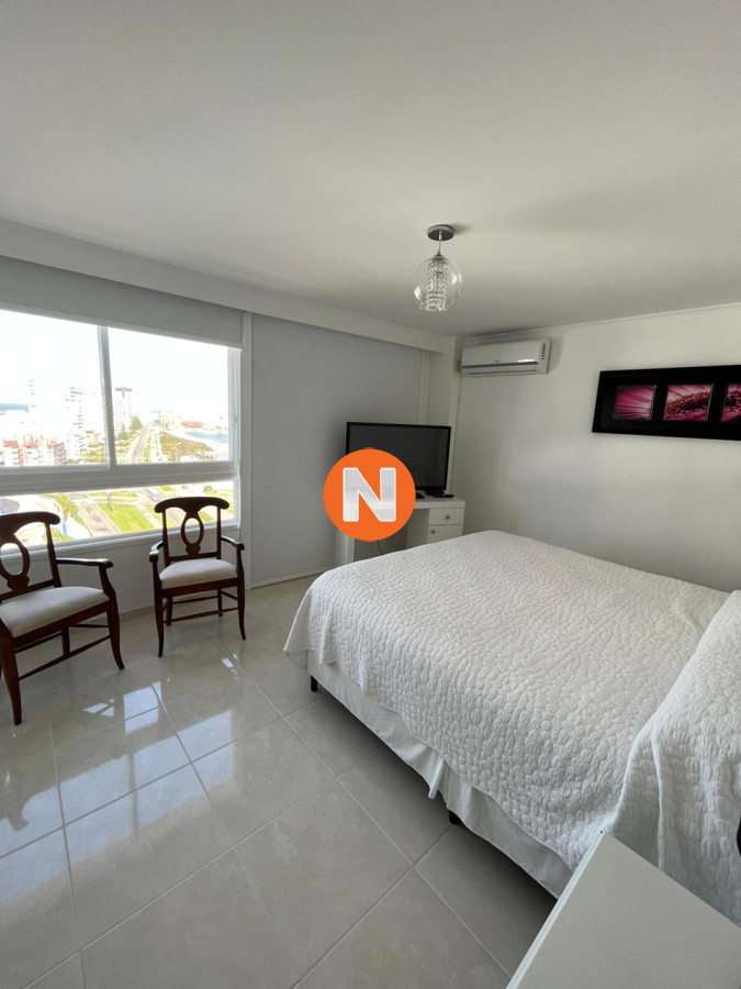 Apartamento Ref.9111 - Apartamento en Venta y Alquiler, Mansa, Punta del Este, 3 Dormitorios.