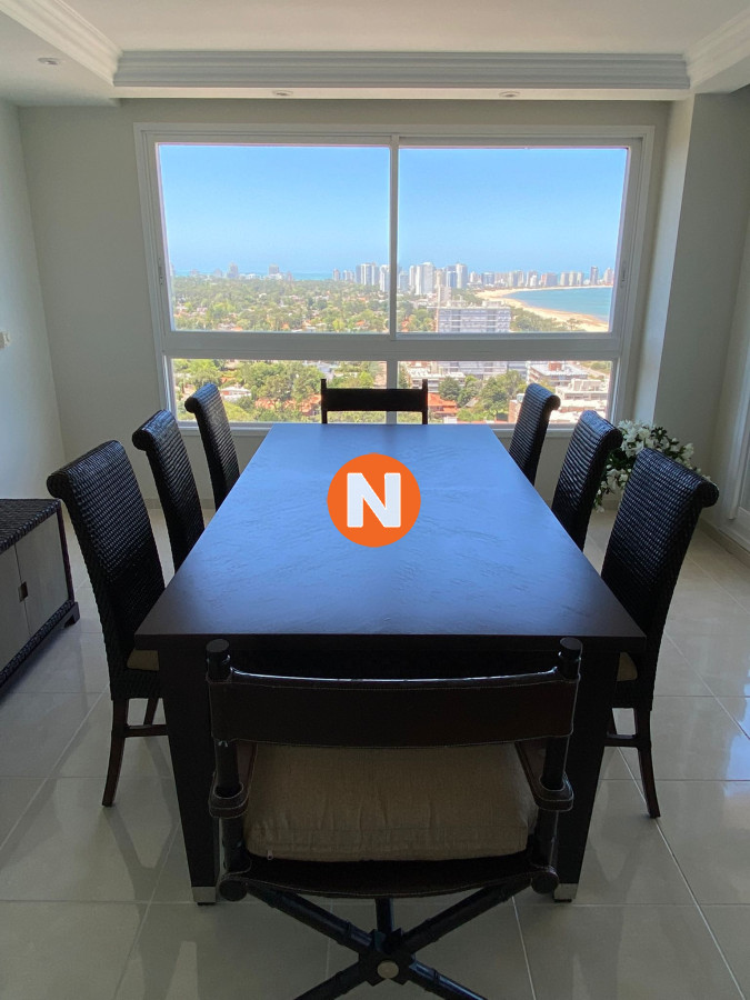 Apartamento Ref.204027 - VENTA DE APARTAMENTO DE 3 DORMITORIOS EN MANSA PUNTA DEL ESTE EN EDIFICIO LE JARDIN PUNTA DEL ESTE