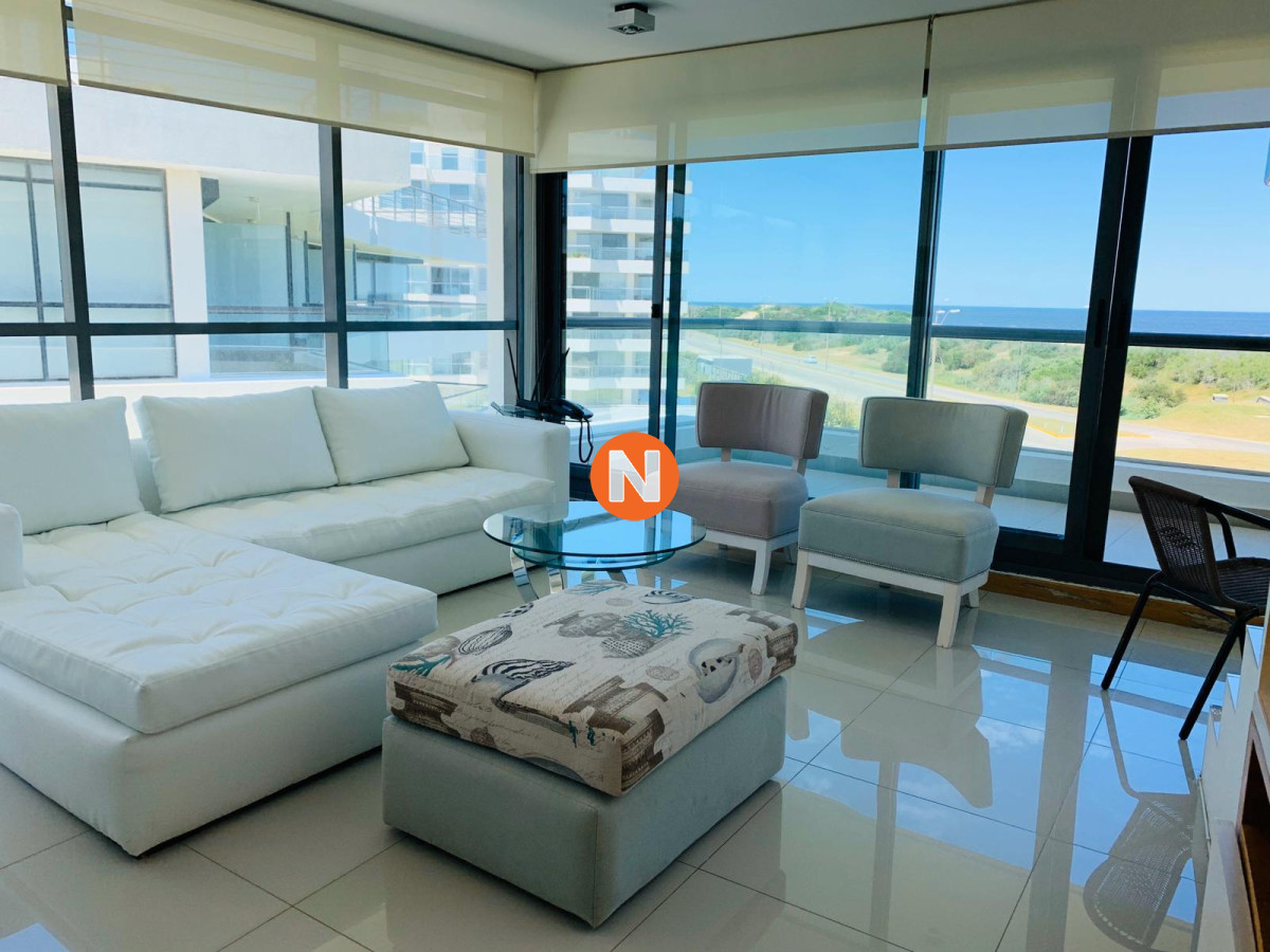 ALQUILER DE TEMPORADA DE APARTAMENTO DE 3 DORMITORIOS EN SUITE FRENTE AL MAR EN EDIFICIO BLUE BIRD - NLV202991A