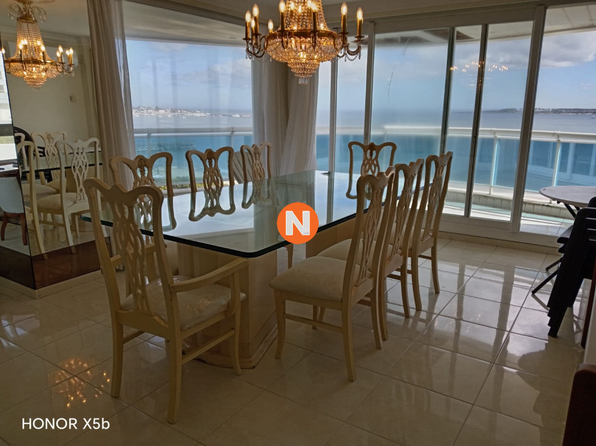 Apartamento Ref.6525 - Apartamento en venta y Alquiler, Mansa, Punta del Este, 3 Dormitorios.