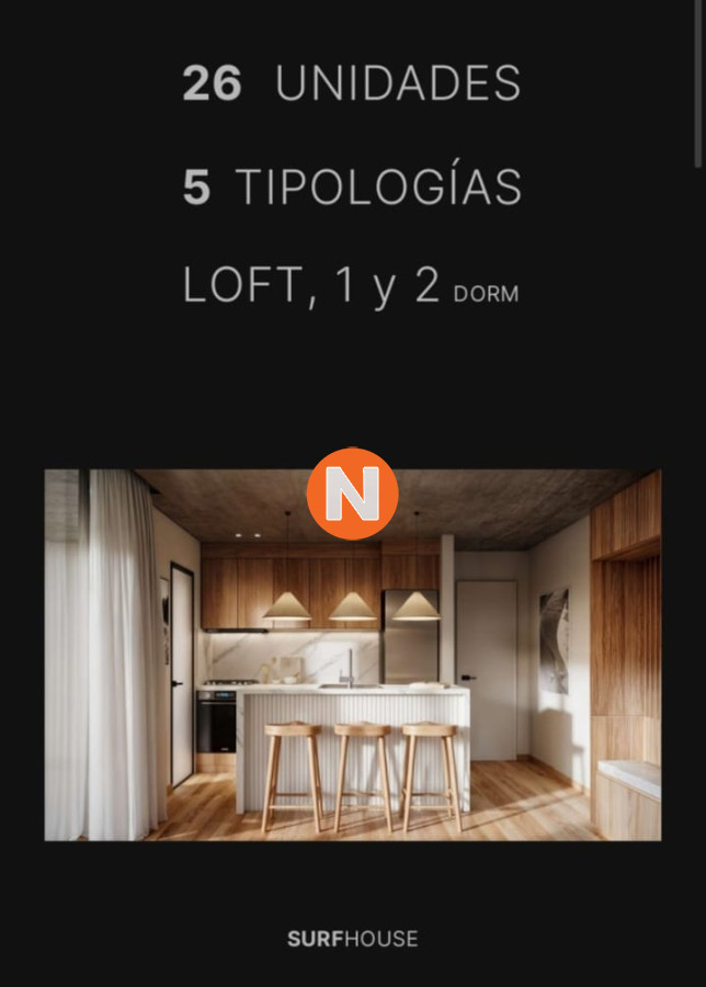 Apartamento Ref.223739 - Apartamento en Venta, 1 dormitorio