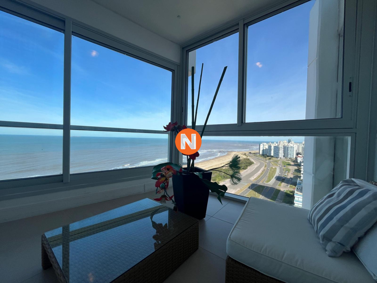 Apartamento Ref.8621 - Apartamento en Venta y Alquiler, Brava, Punta del Este, 3 Dormitorios.