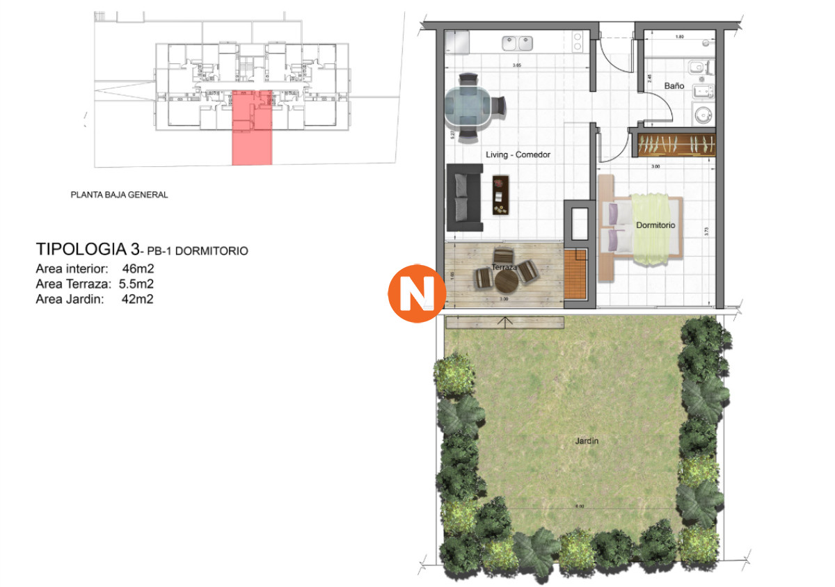 Apartamento Ref.223665 - 21 departamentos en Venta de 1, 2 y 3 dormitorios - Playa Brava