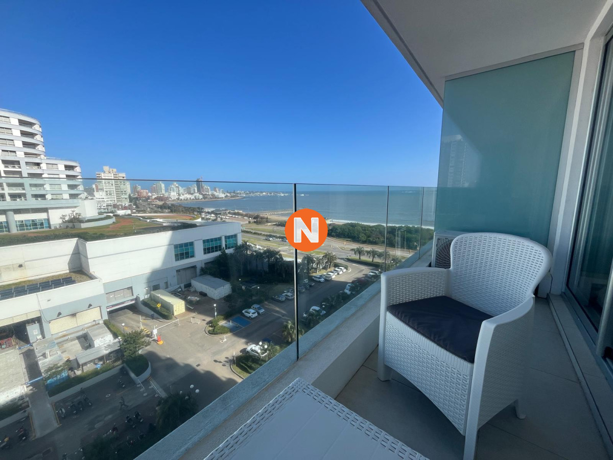Apartamento Ref.219886 - Apartamento en de 1 dormitorio Playa Mansa primera linea