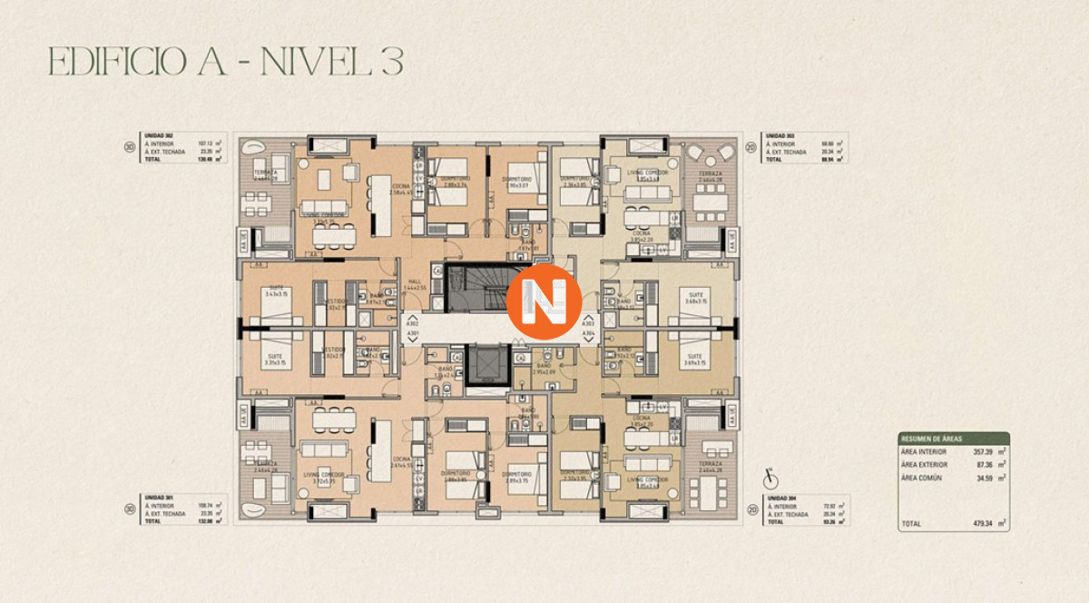 Apartamento Ref.224256 - Apartamento en Venta, 1 dormitorio