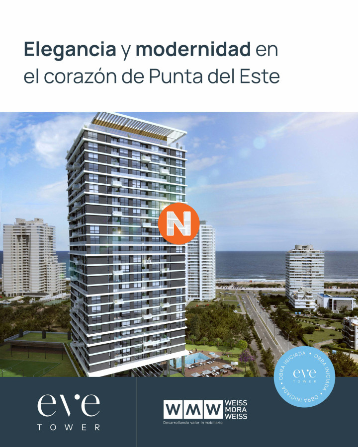 Apartamento Ref.222010 - Apartamentos en Venta Eve Tower Punta del Este