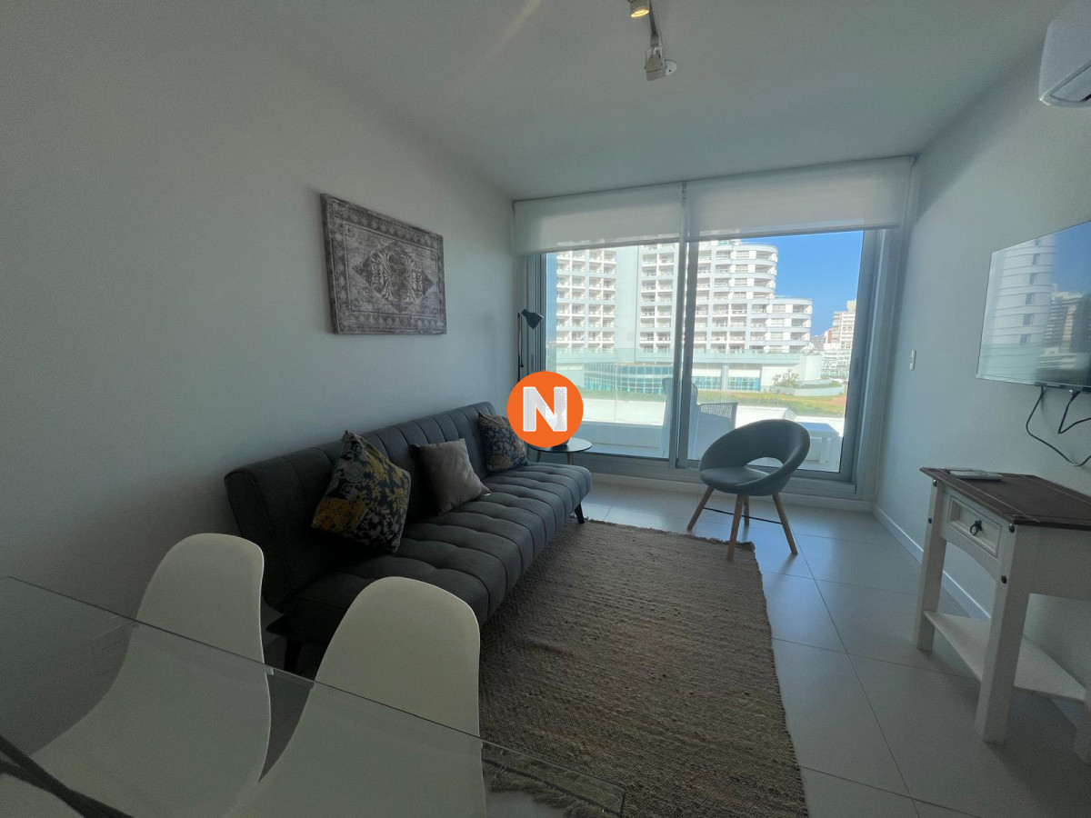Apartamento Ref.219886 - Apartamento en de 1 dormitorio Playa Mansa primera linea