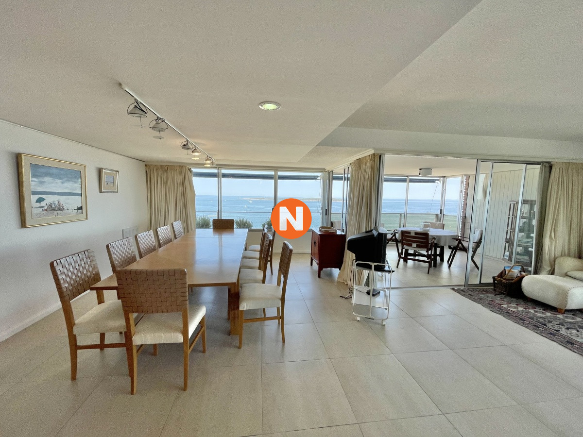 Apartamento Ref.155340 - VENTA DE APARTAMENTO DE 3 DORMITORIOS FRENTE AL MAR EN MANSA PUNTA DEL ESTE 