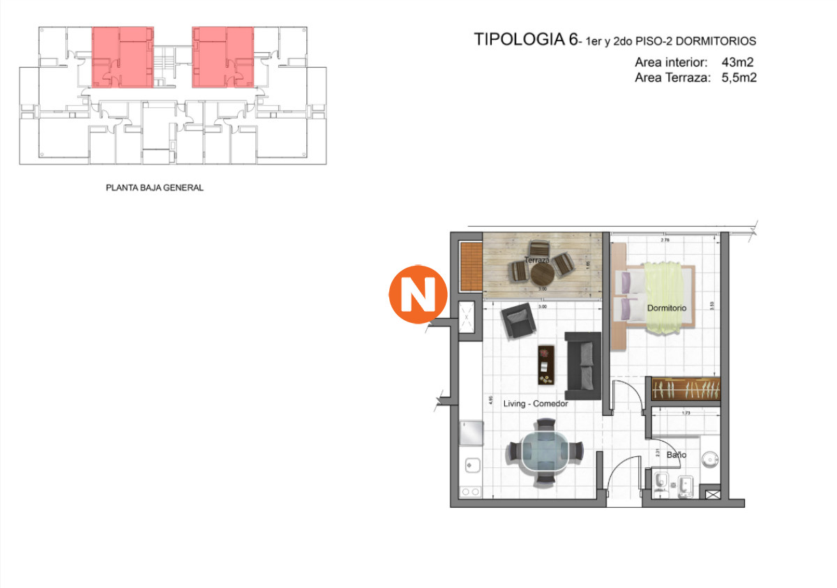 Apartamento Ref.223665 - 21 departamentos en Venta de 1, 2 y 3 dormitorios - Playa Brava