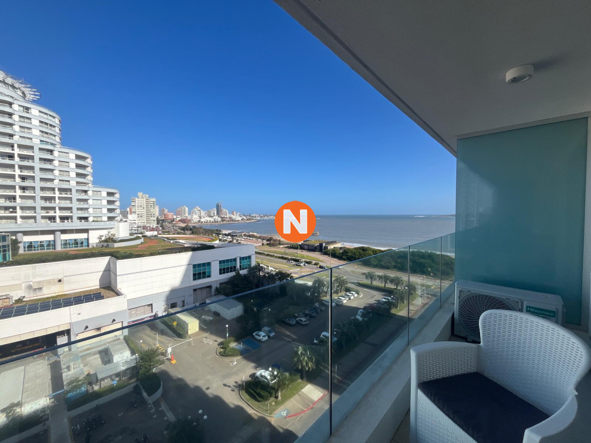 Apartamento Ref.219886 - Apartamento en de 1 dormitorio Playa Mansa primera linea