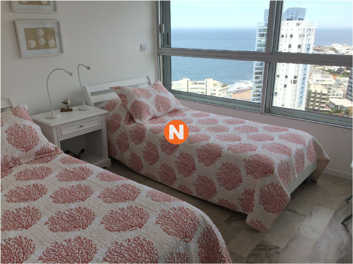 Apartamento Ref.202337 - Apartamento en Alquiler, Peninsula, Punta del Este, 3 Dormitorios.