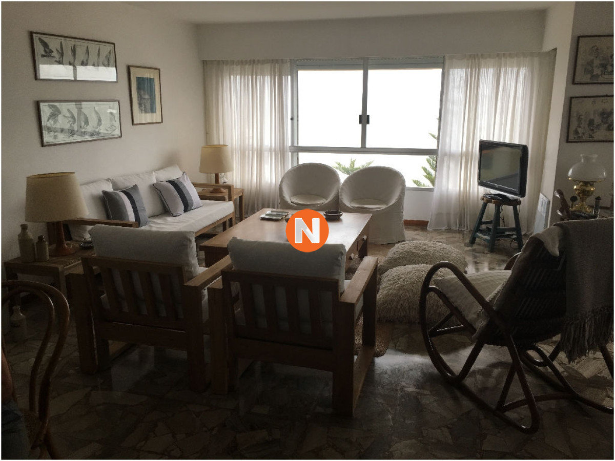 Apartamento Ref.5956 - Apartamento en Alquiler, Mansa, Punta del Este, 3 Dormitorios.