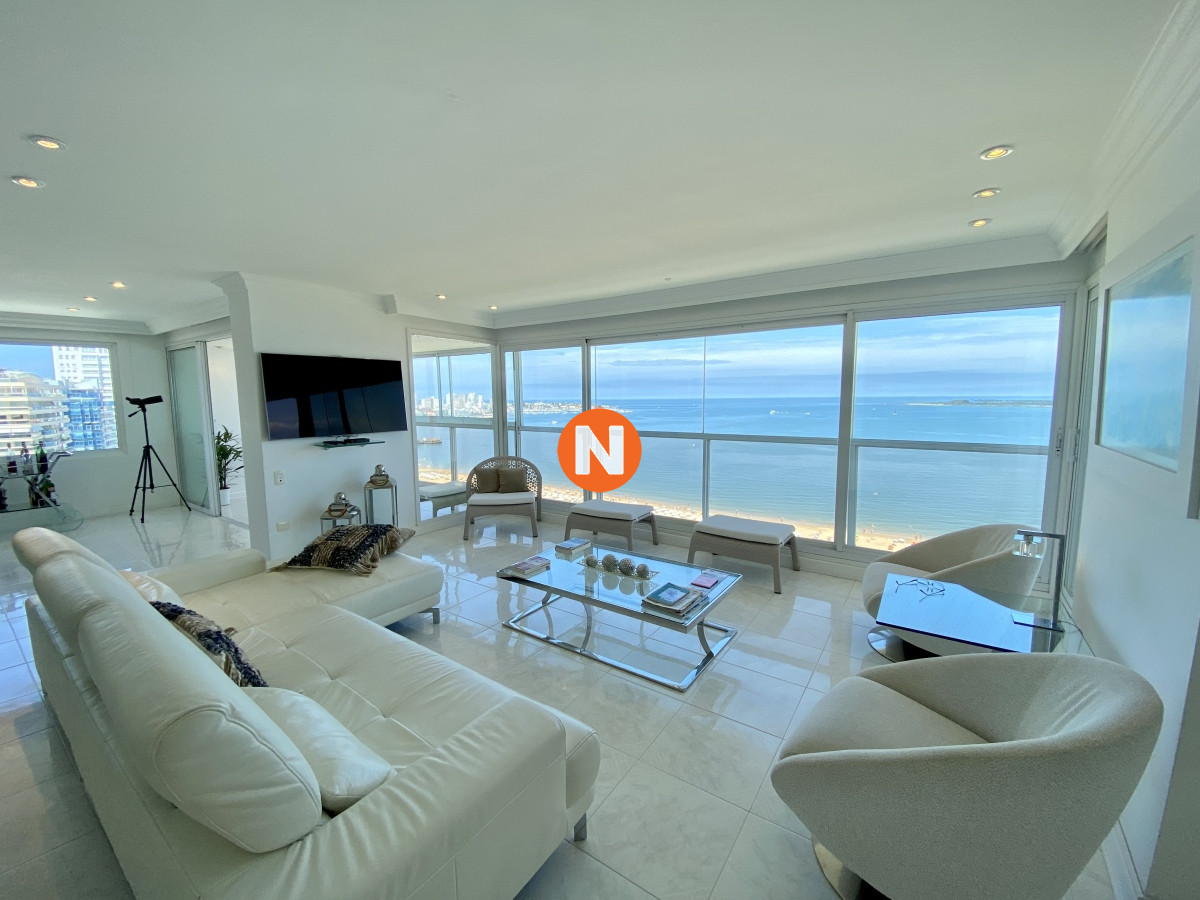 Apartamento Ref.8342 - Apartamento en Venta y Alquiler, Mansa, Punta del Este, 4 Dormitorios.