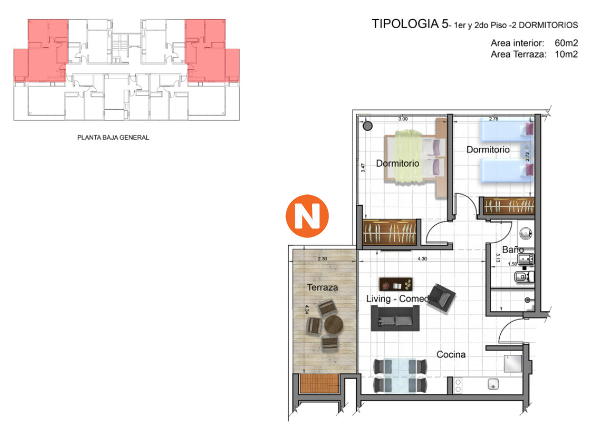 Apartamento Ref.223665 - 21 departamentos en Venta de 1, 2 y 3 dormitorios - Playa Brava