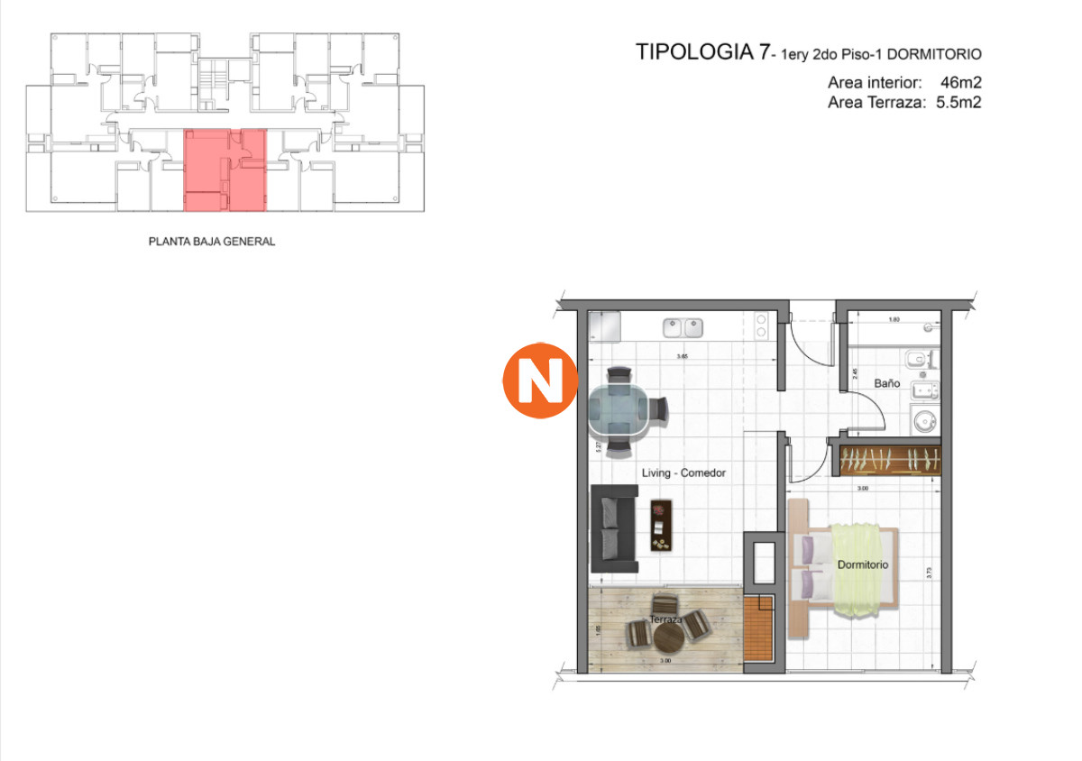 Apartamento Ref.223665 - 21 departamentos en Venta de 1, 2 y 3 dormitorios - Playa Brava