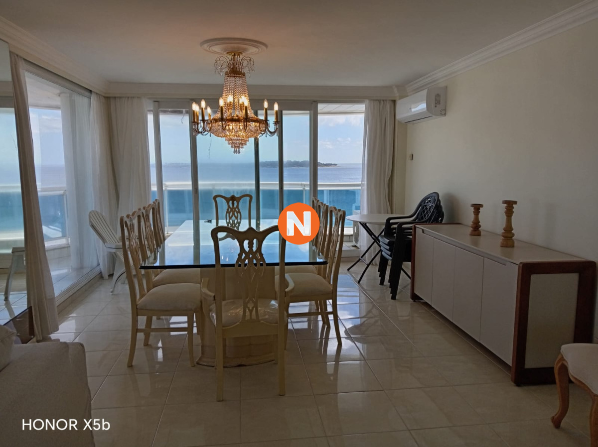 Apartamento Ref.6525 - Apartamento en venta y Alquiler, Mansa, Punta del Este, 3 Dormitorios.