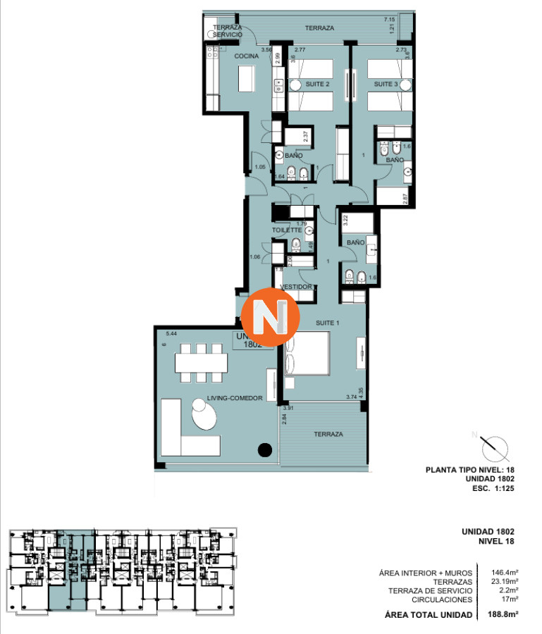Apartamento Ref.219148 - Espectacular apartamento en la mansa