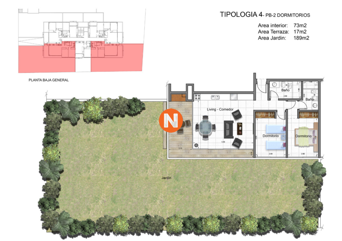 Apartamento Ref.223665 - 21 departamentos en Venta de 1, 2 y 3 dormitorios - Playa Brava