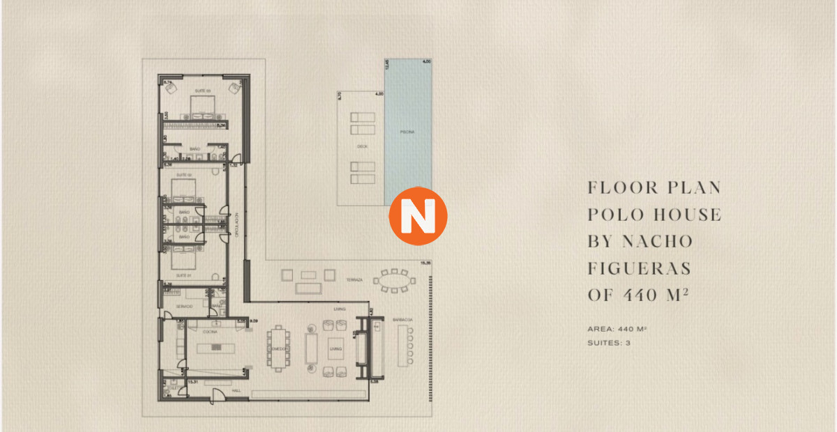Casa Ref.225410 - Exclusiva Residencia Polo Houses en Fasano Las Piedras, 3 suites, La Barra