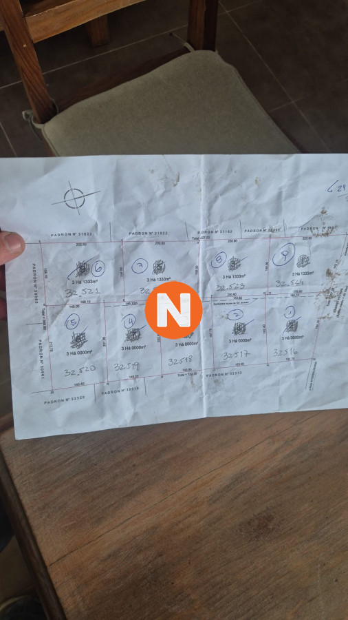 Chacra Ref.223852 - chacras 3 hectareas venta  vistas a las sierras!!