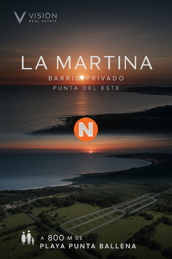 Lotes en Punta Ballena en Barrio Privado - NLV223881T