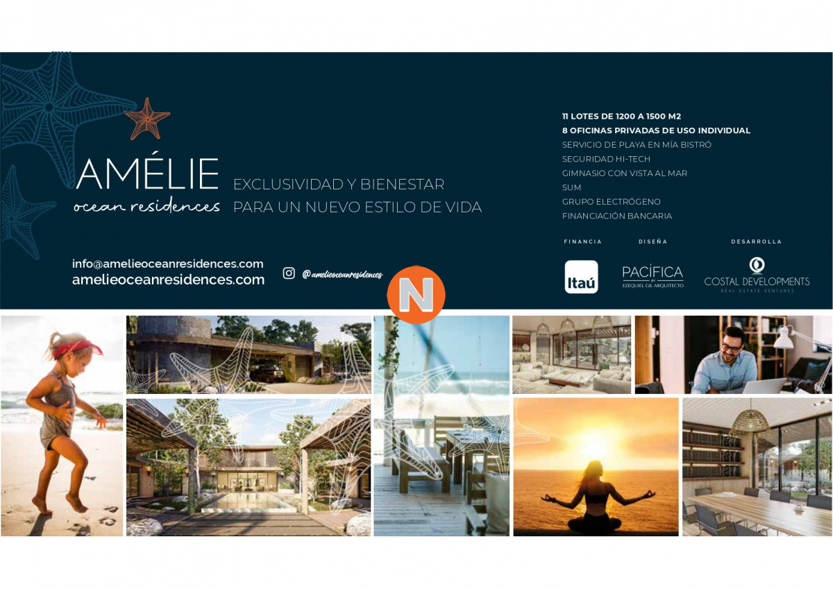 Terreno Ref.220097 - VENTA DE LOTE EN BARRIO PRIVADO AMELIE RESIDENCES EN EL GOLF PUNTA DEL ESTE 