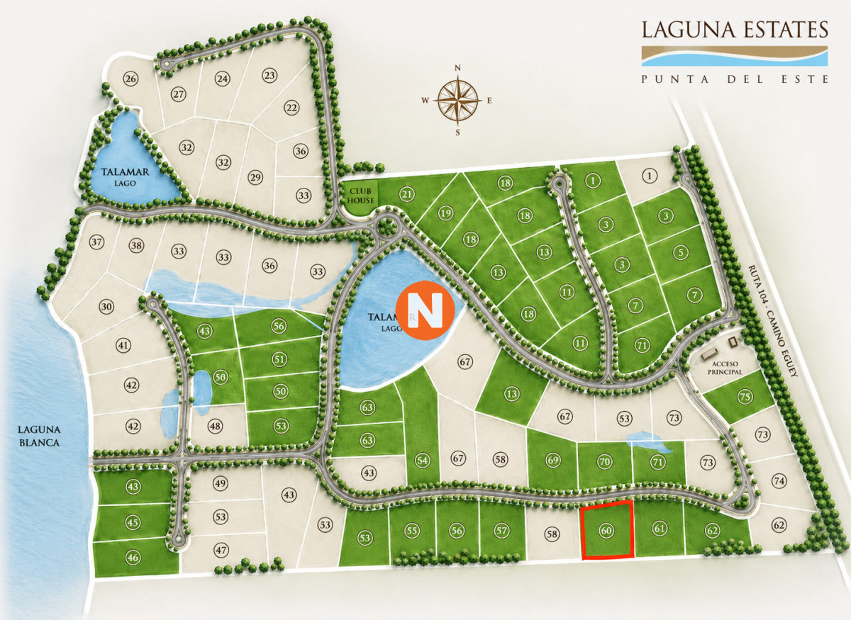Terreno Ref.225543 - Lote 60 en Laguna Estates - Manantiales