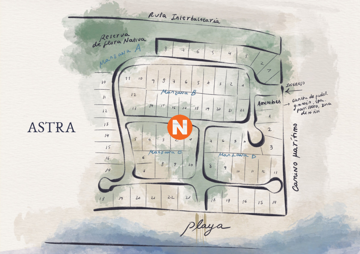 Terreno Ref.224827 - Terreno en Exclusivo Barrio Privado ASTRA