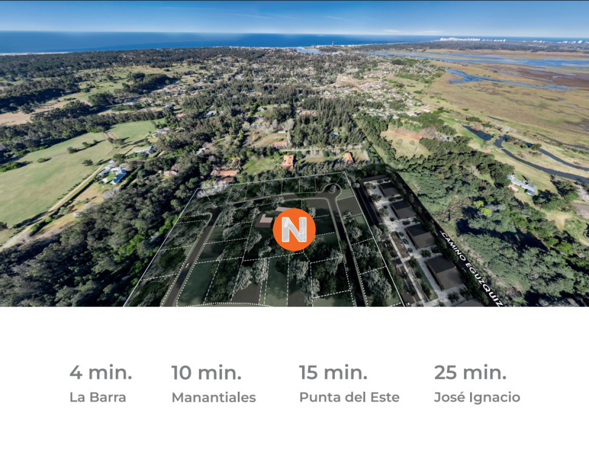 Terreno Ref.225158 - LOTE EN BARRIO CERRADO LA ESTANCIA MIRAMAR LA BARRA PUNTA DEL ESTE 