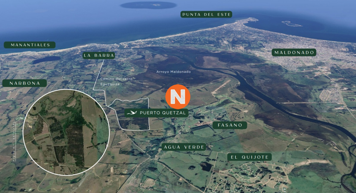 Terreno Ref.220732 - VENTA DE LOTE EN PUERTO QUETZAL BARRIO PRIVADO EN LA BARRA PUNTA DEL ESTE