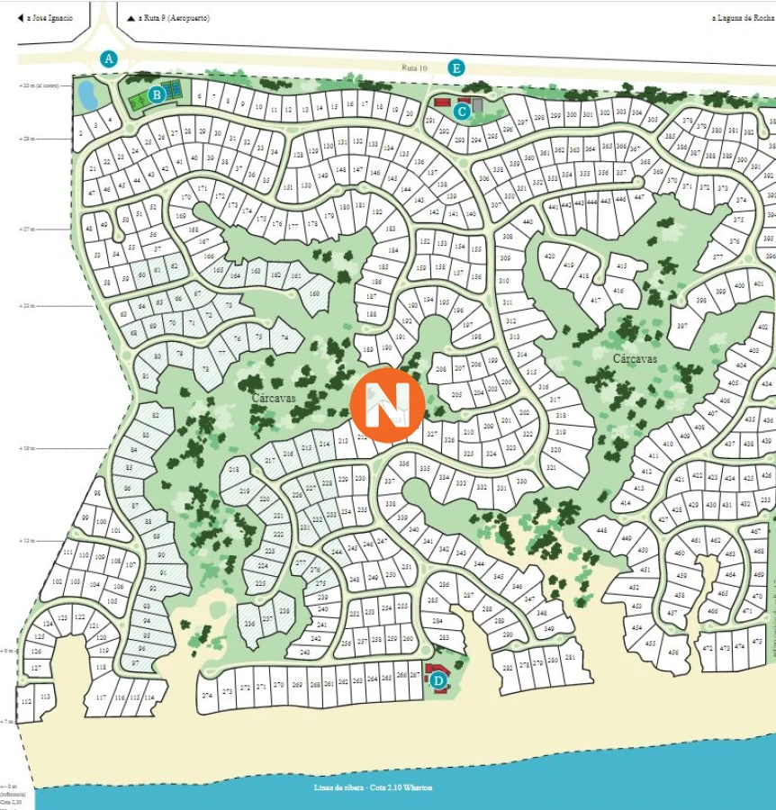 Terreno Ref.217026 - VENTA DE LOTE EN LAS GARZAS PUNTA DEL ESTE 