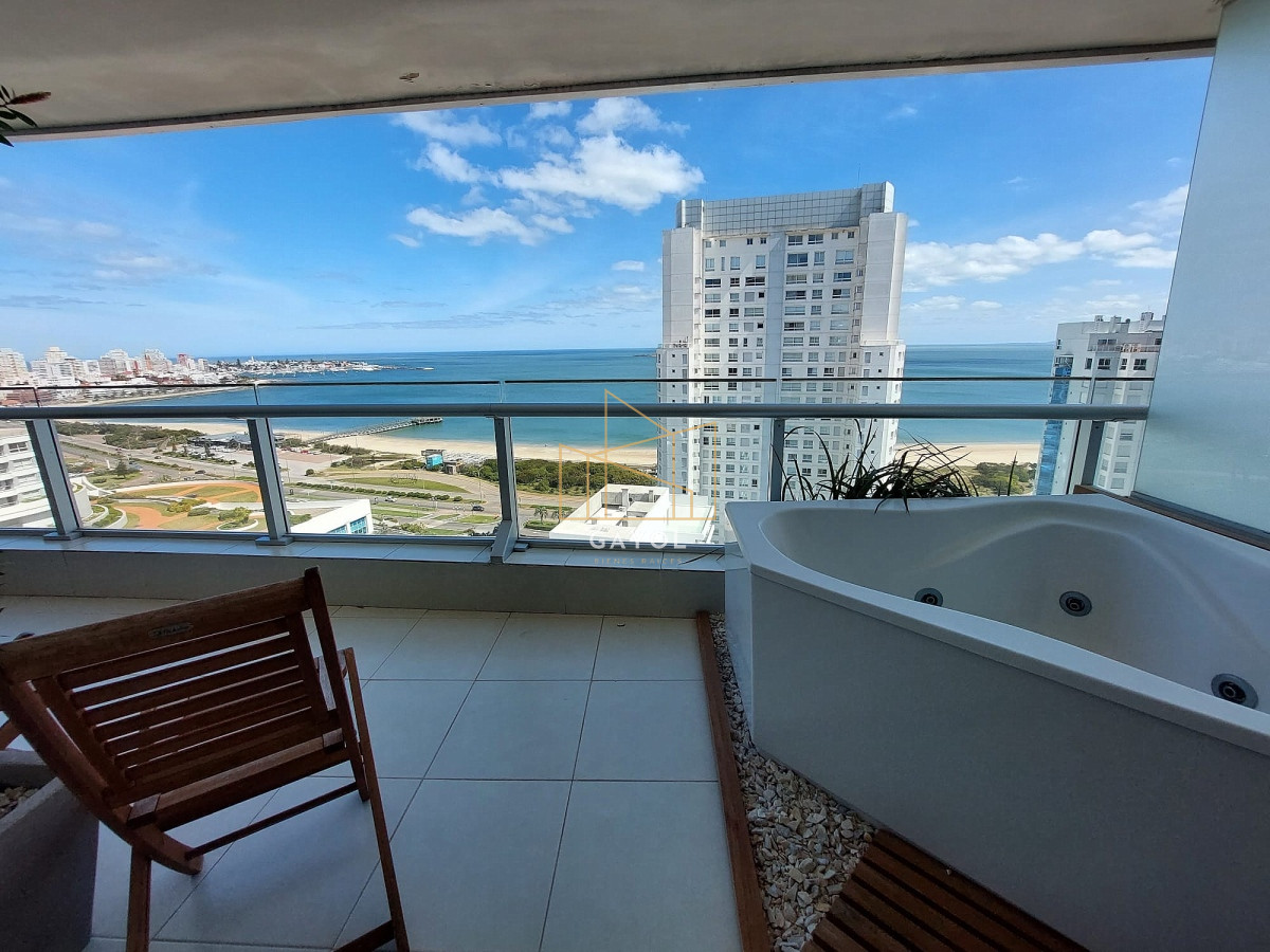 Apartamento ID.412 - Allquiler de Temporada 2 suite en Playa Mansa con todos los servicios