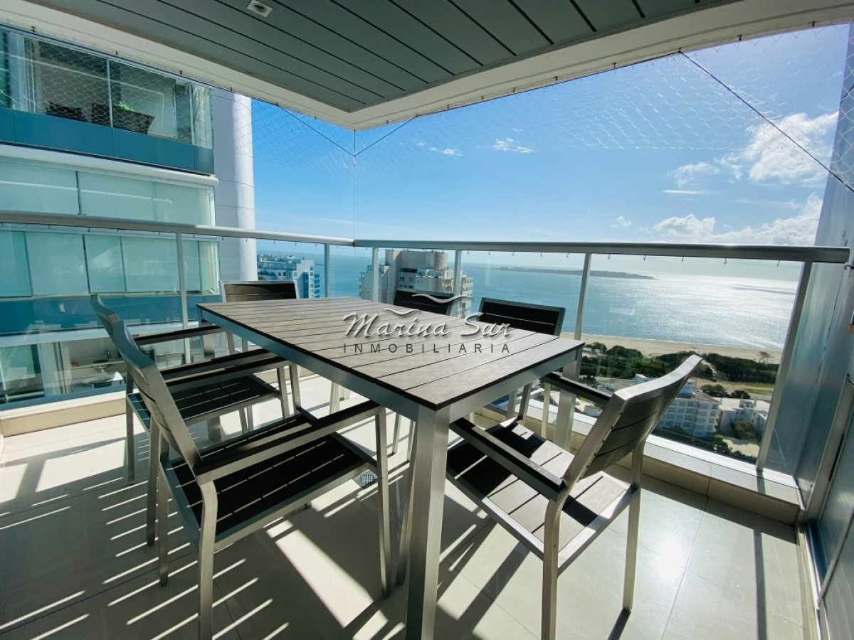 Apartamento ID.3 - Apartamento con una vista increíble vista, dos dormitorios, living comedor , dos baños, parrillero en terraza