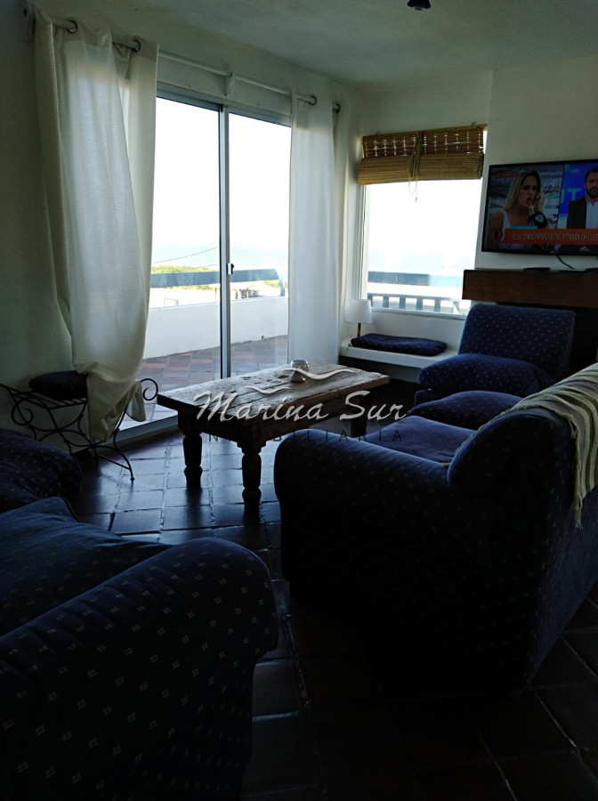 Apartamento ID.202 - Disponible Febrero Frente al Mar La Barra 3 dormitorios 2 baños