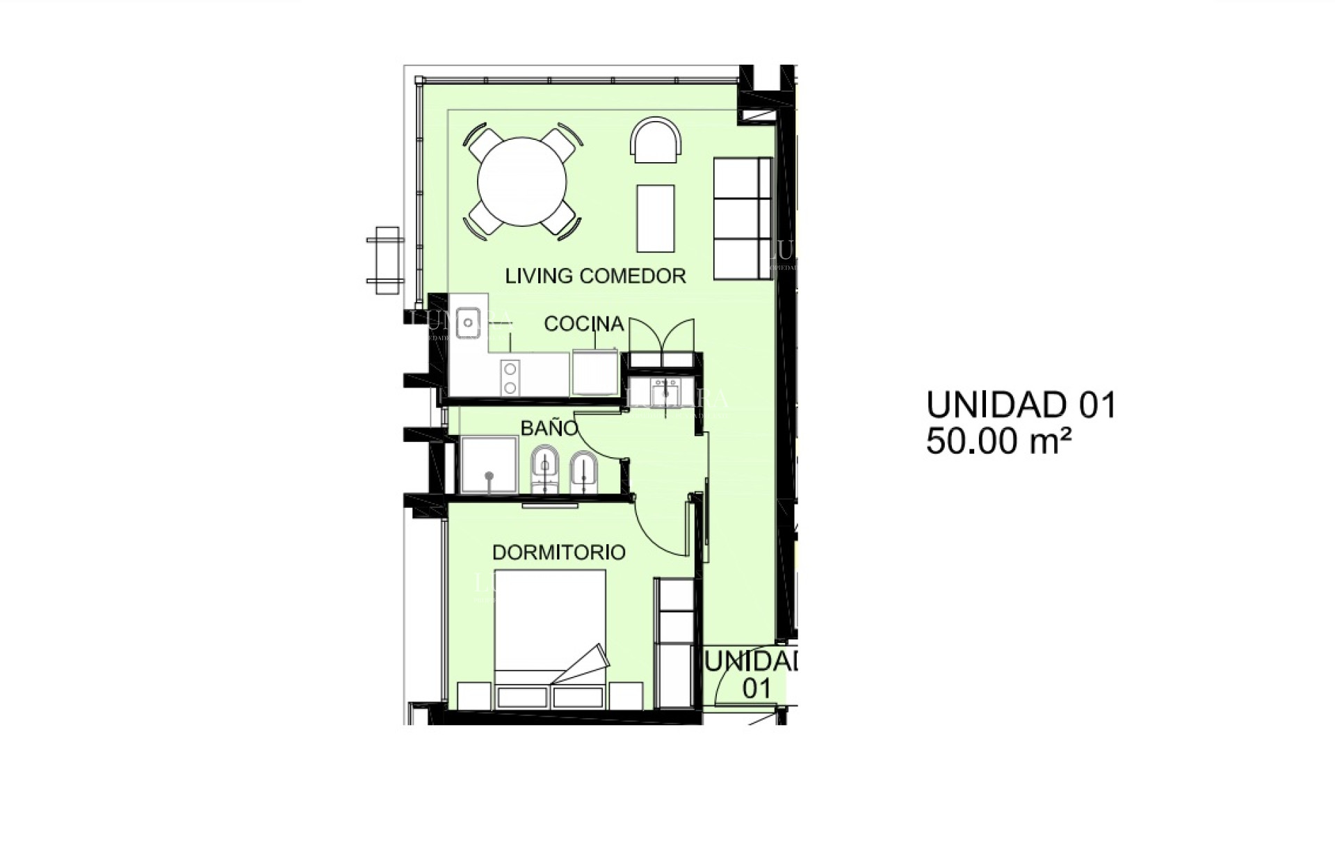 Apartamento ID.3167 - OCEAN DRIVE COUNTRY - 1 DORM 