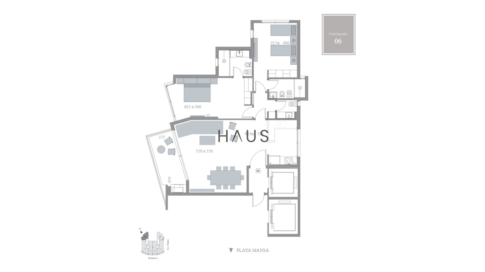 Apartamento ID.333 - PARAMOUNT 02 - 2 SUITE - EN ALQUILER 