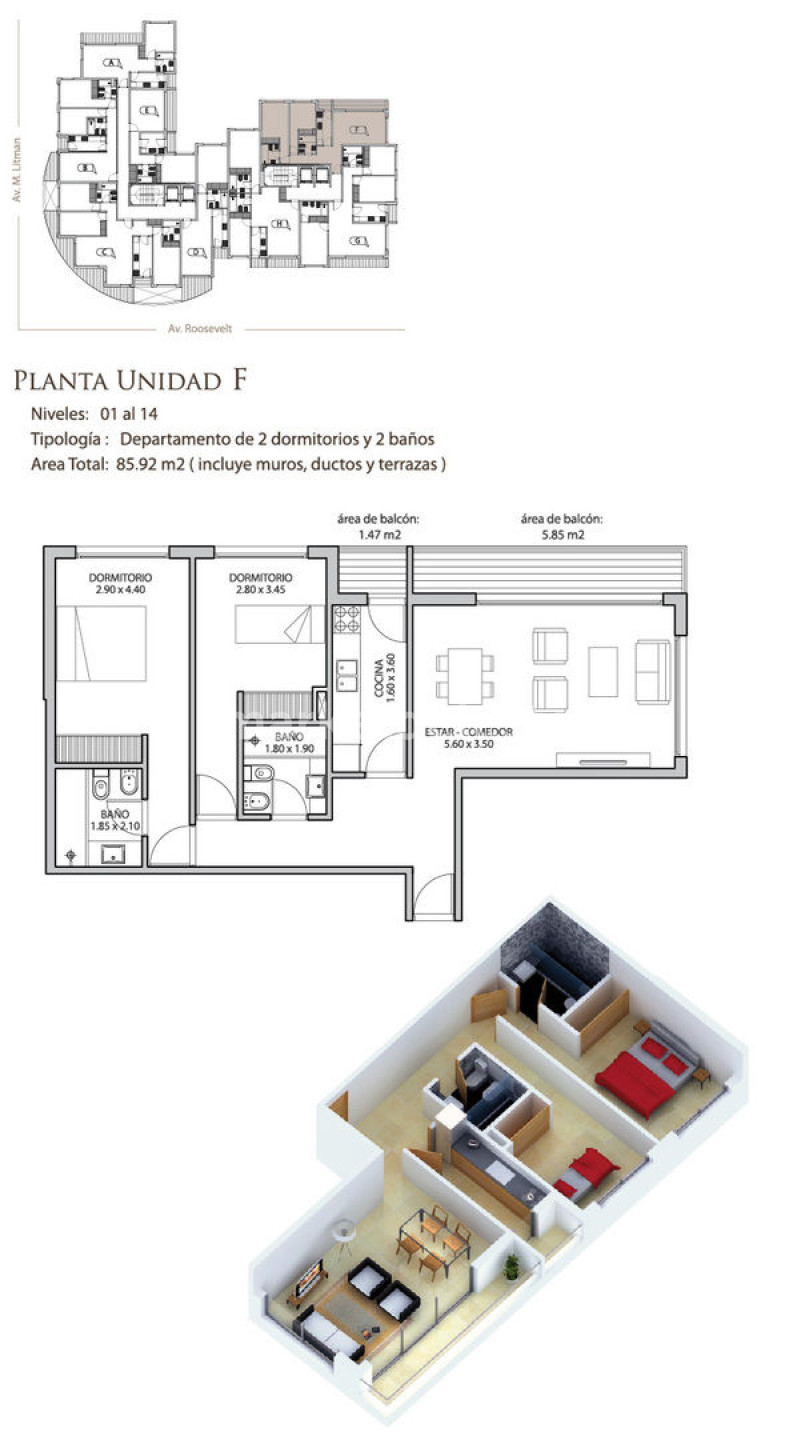 Apartamento ID.4986 - STRADIVARIUS 06 - 2 DORMS 