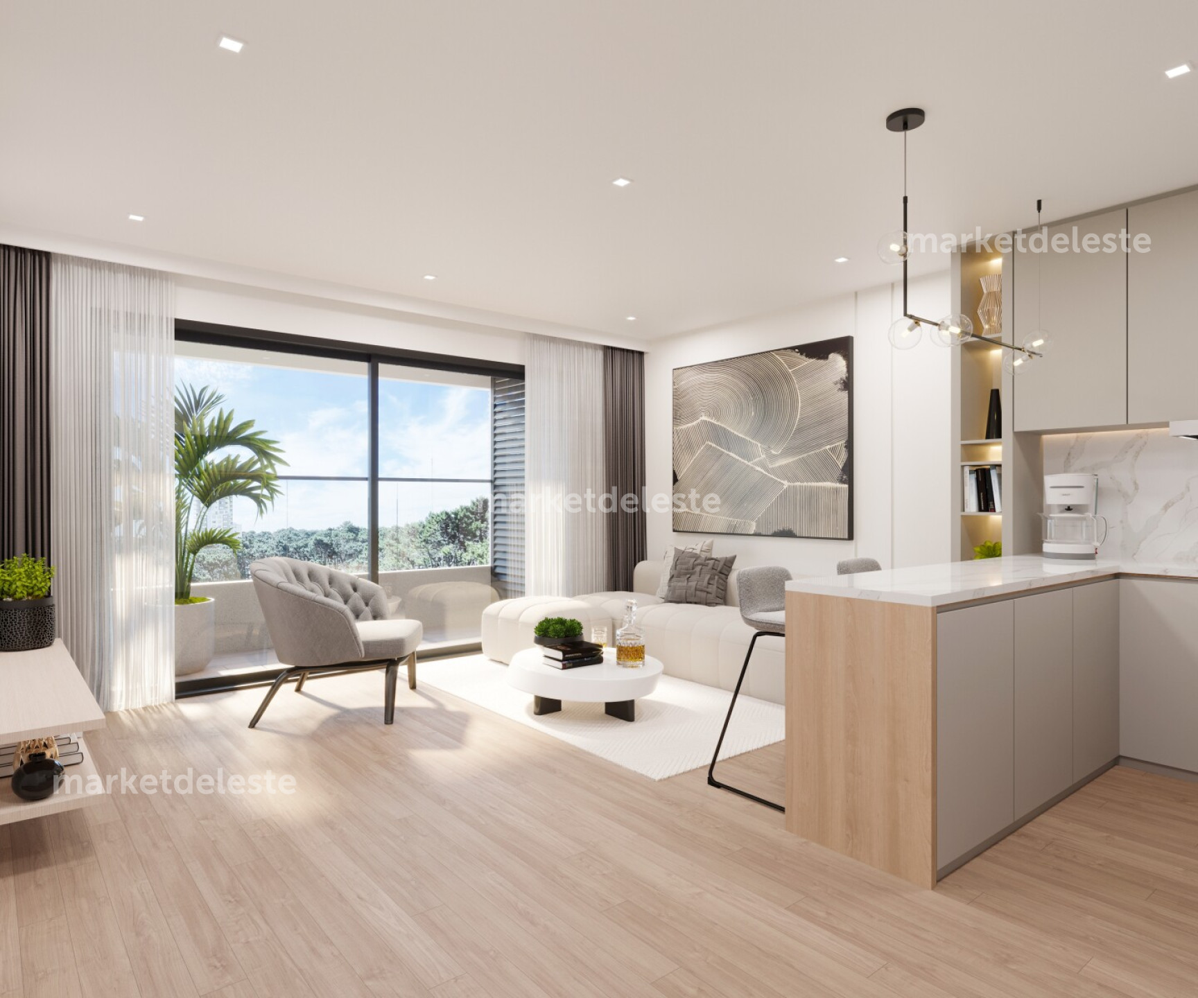 Apartamento ID.6738 - SEA GARDEN TORRE II 1 DORM VISTA AL MAR