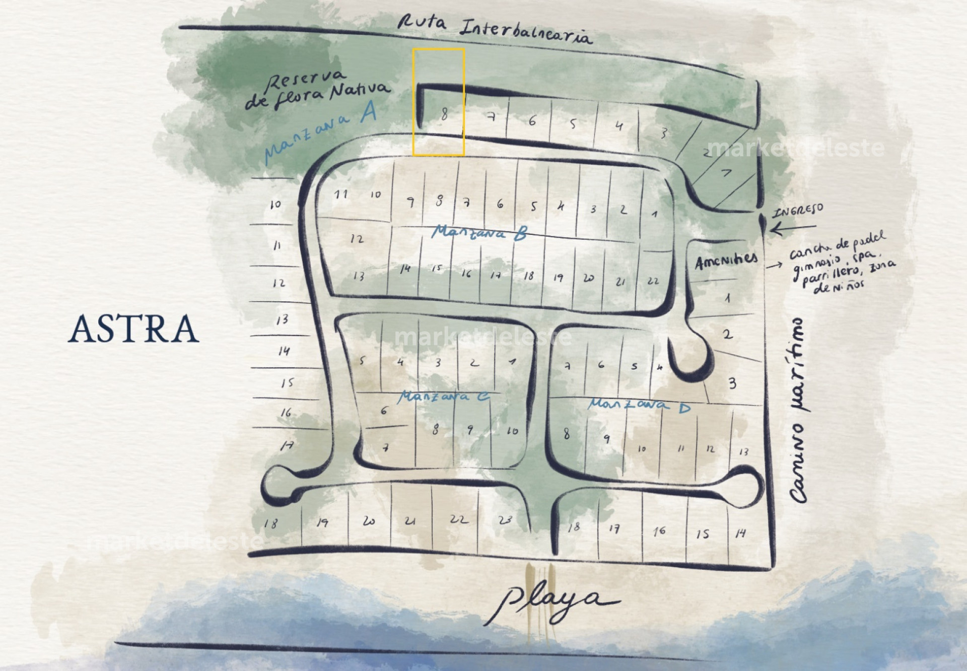 Terreno ID.7929 - ASTRA BARRIO PRIVADO LOTE  A 8 