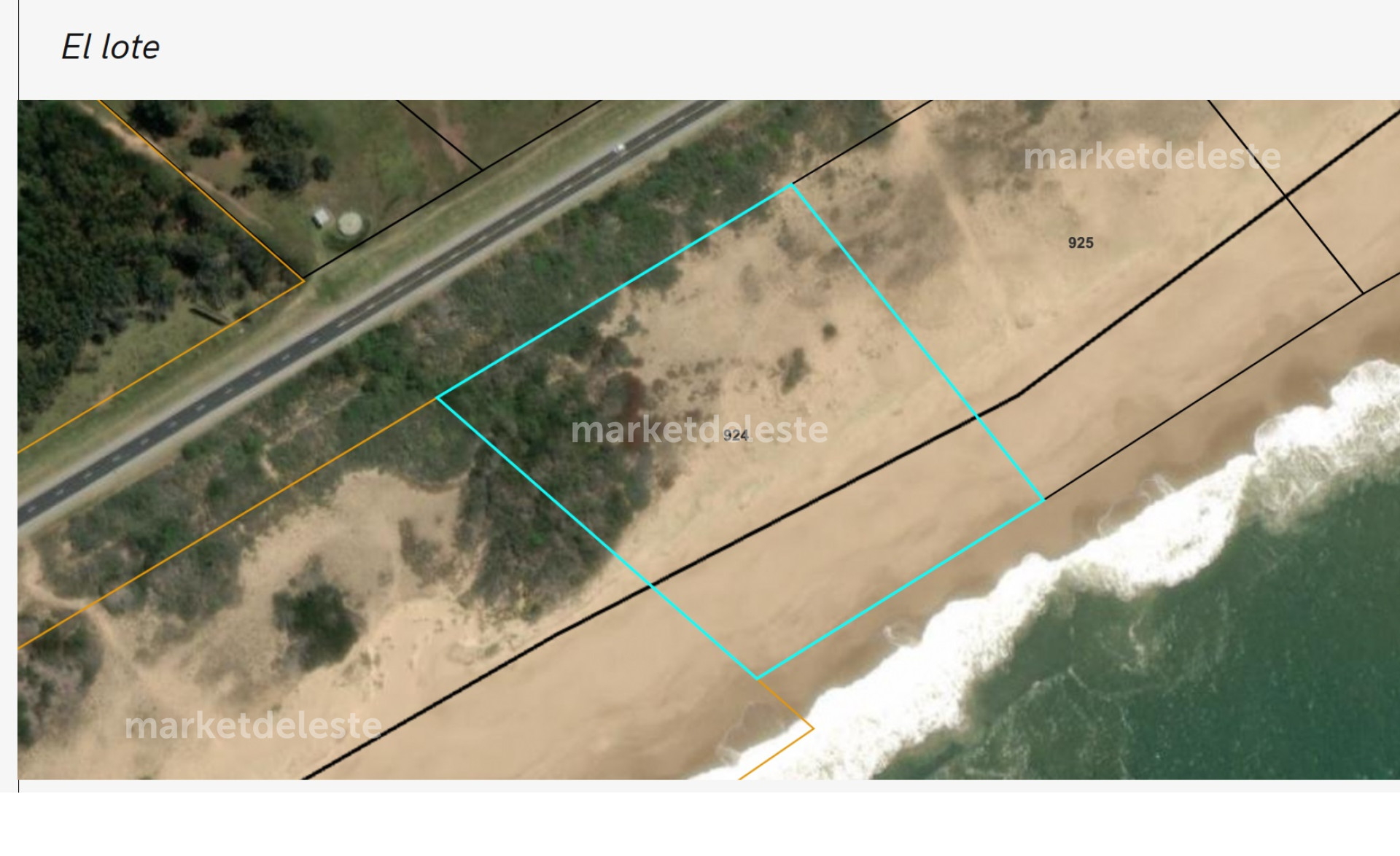 Terreno ID.6397 - TERRENO SOBRE EL MAR - RUTA 10 