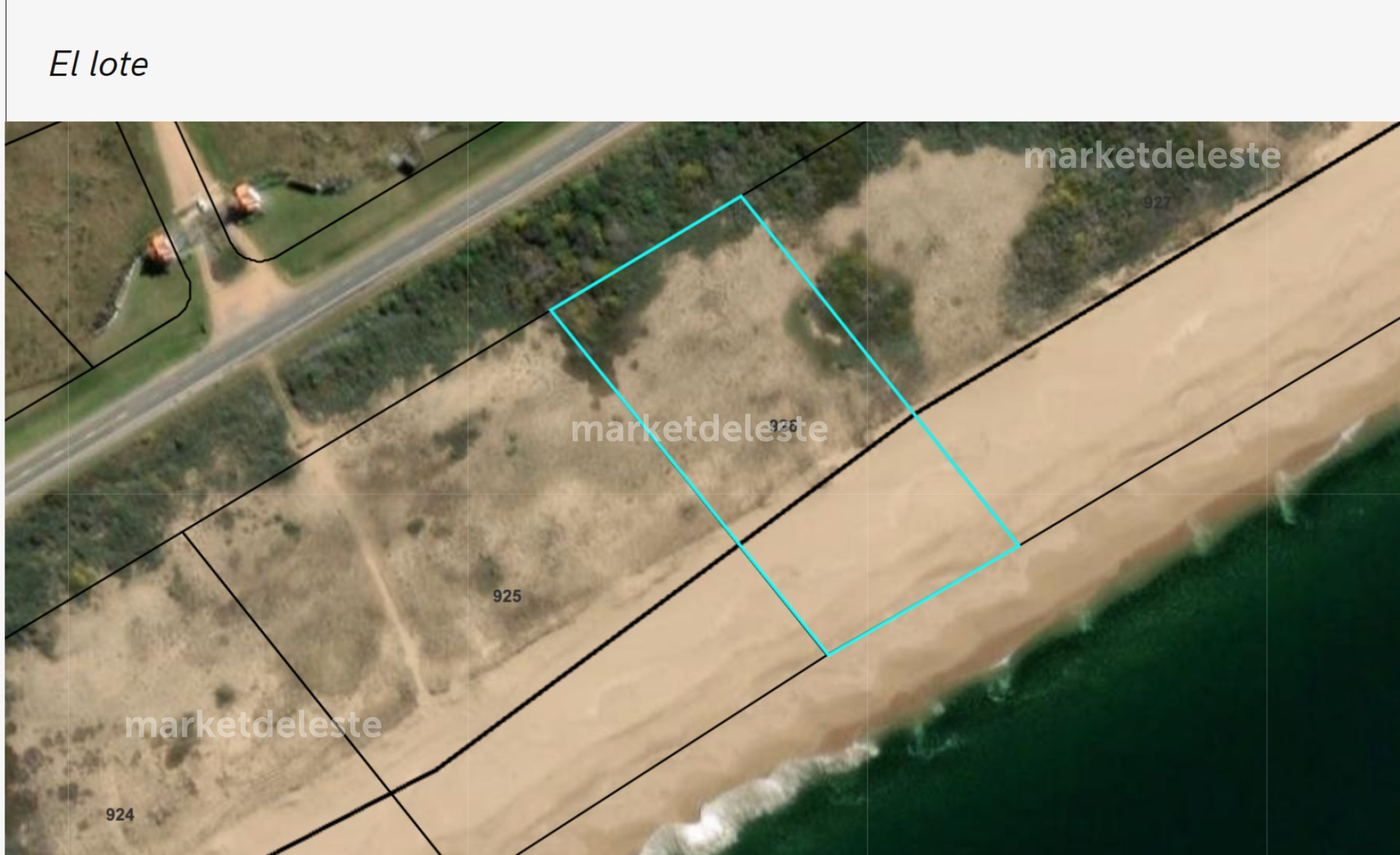 Terreno ID.6396 - TERRENO SOBRE EL MAR - ZONA JOSE IGNACIO 