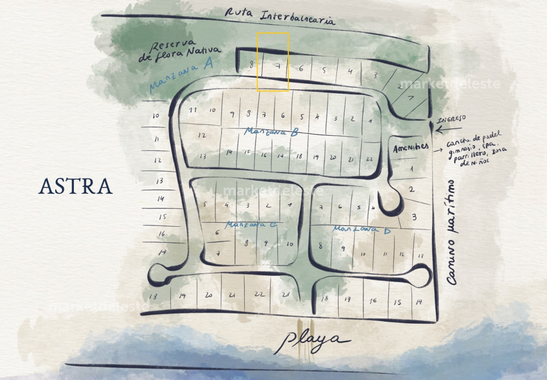 Terreno ID.7928 - ASTRA BARRIO PRVADO LOTE A 7